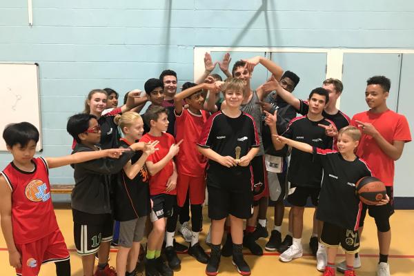 Max Gough was the Free Throw competition winner at September's camp